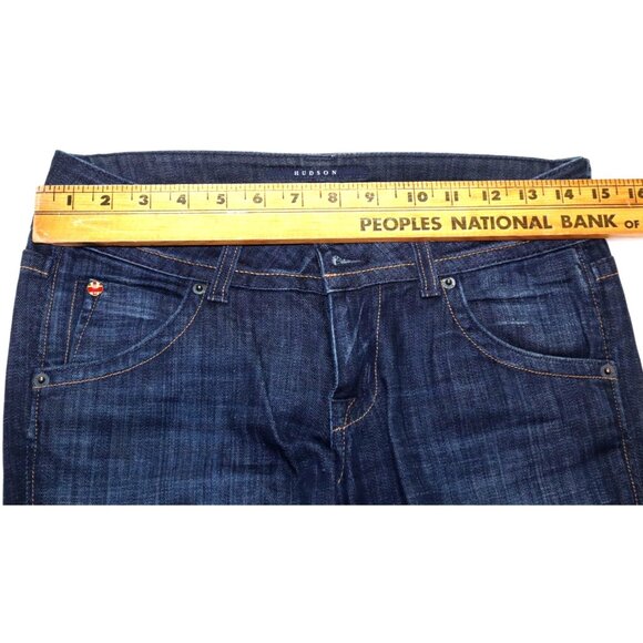Hudson Jeans Dark Wash Bootcut 26 Clean Fit Street Classic Aesthetic - Picture 9 of 9